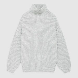 Anine Bing Sydney Sweater in Light Heather Grey